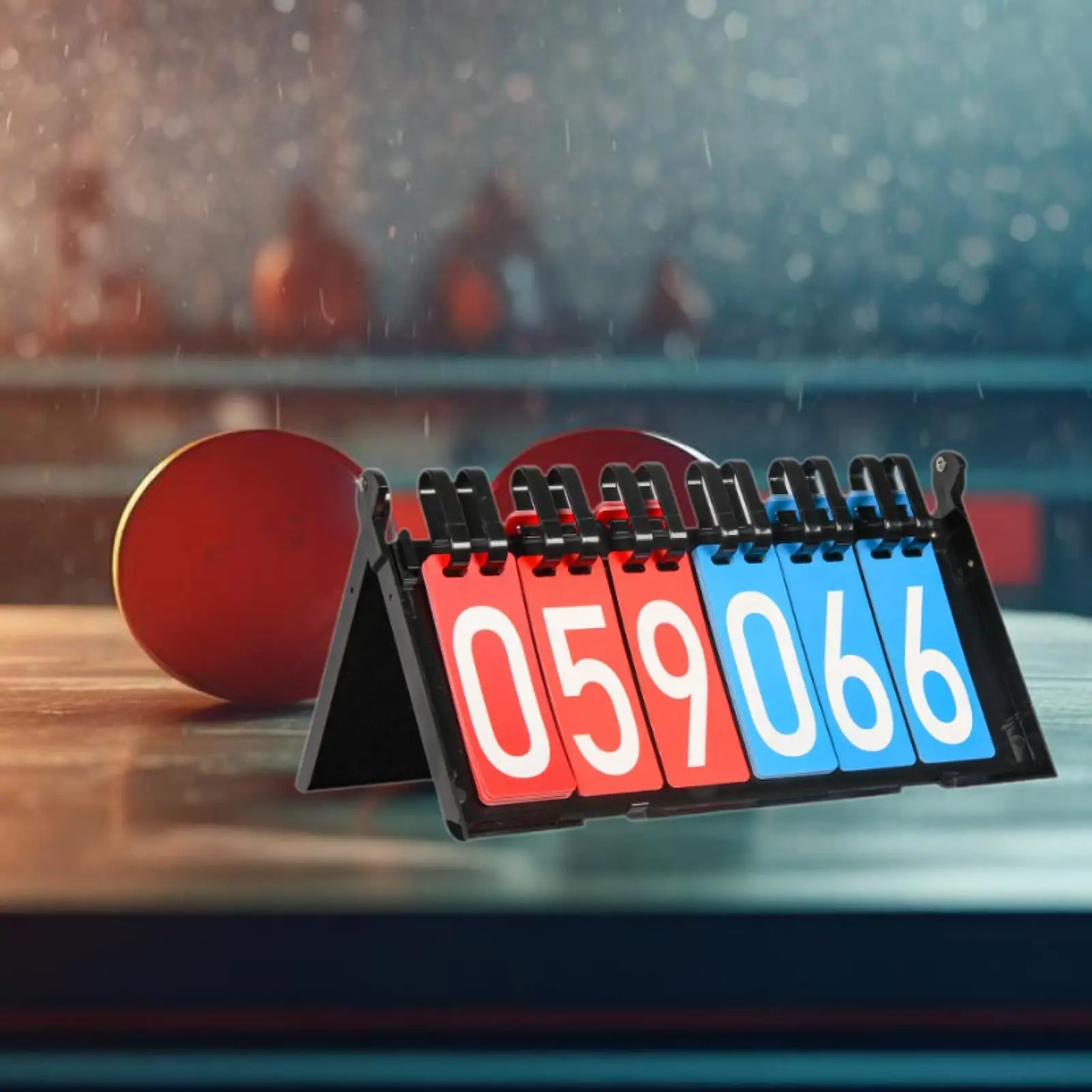 Score Keeper Tabletop Scoreboard Compact Portable Score Card Flipper Score Board for Volleyball Tennis Competition Billiards