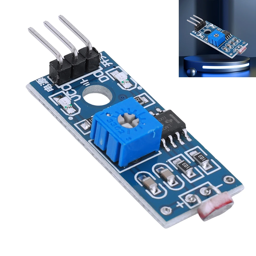 LM393 Light Sensor Switch Module with Digital Analog Output Digital Photosensitive Sensor Module 3.3V-5V for Arduino DIY Kit