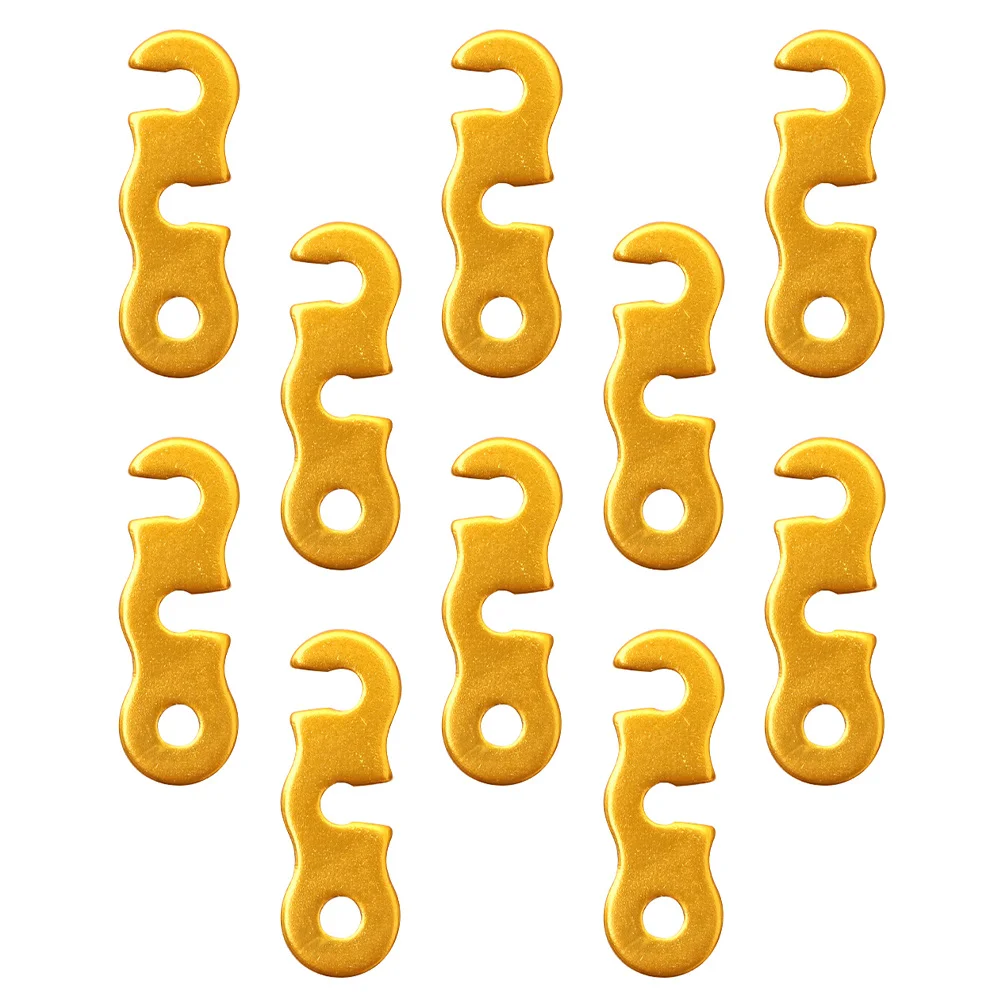 

10Pcs Parachute Rope Buckle Strong Tent Rope Fastener Portable Compact Design for Backpacking Camping Gear Accessories