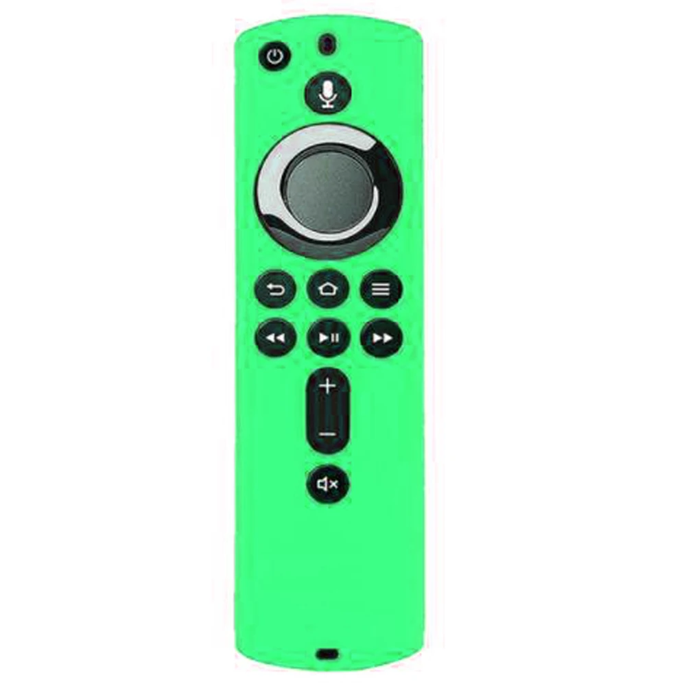 ATS-for Amazon Fire TV Stick 4K TV Stick Remote Silicone Case Protective Cover Skin 5.9 Inch Remote Control Shell