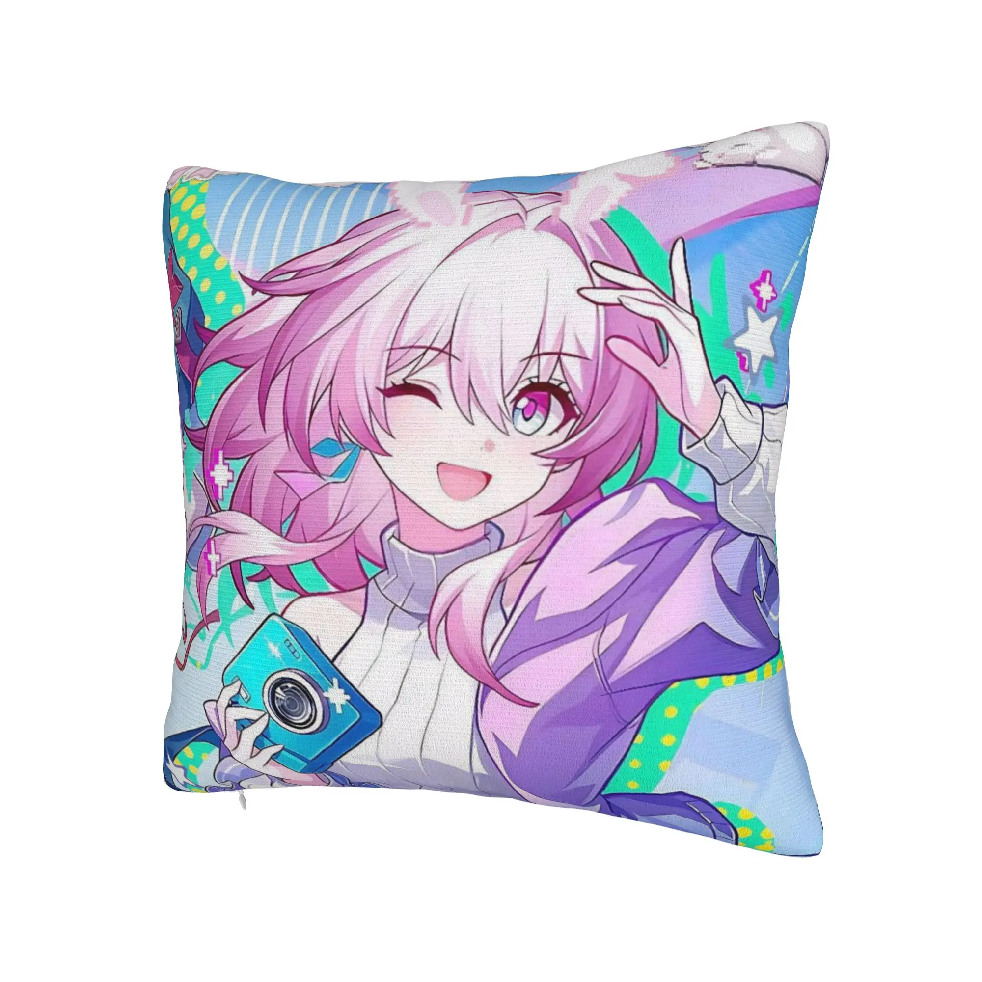 Decorative Pillowcase Honkai Star Rail Merch Home  Throw Pillow Case Cover Zippered Multi-Size