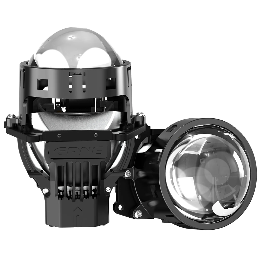 GPNE GP70 80w LED Laser effect car headlight 3 inch lens bi led projector