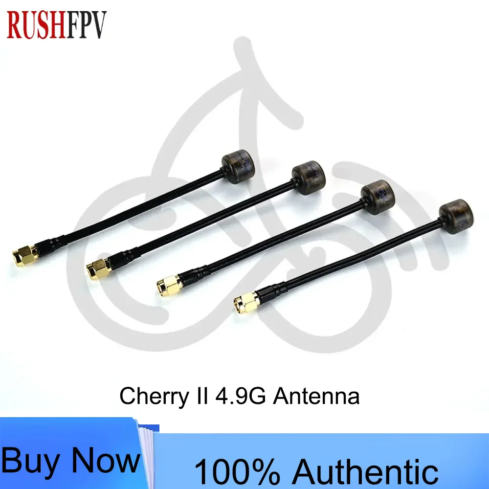 RUSHFPV Cherry 2 II 4.9G FPV Antenna SMA RHCP MMCX-JW High Gain Stable Signal Aerial Replacement Parts for FPV Drone DIY Parts