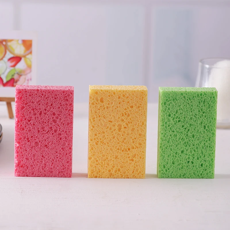 

Ткань для чистки губки высокой плотности, ткань для мытья посуды, нежирные принадлежности для кухни и общественного питания, губчатая щетка, кастрюля и чаша