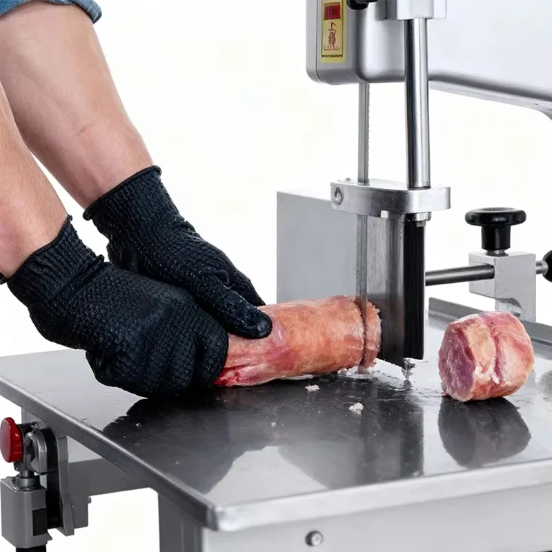 

New Commercial Industrial Automatic Electric Frozen Fish Chicken Meat Steak Strips Slicing Stainless Steel Blade Adjustable