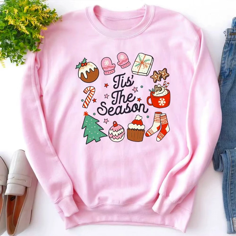 2026 Tis The Season Christmas Sweatshirt Merry Christmas Hoodie Family Matching Holiday Sweater Santa Polluver Christmas Gift