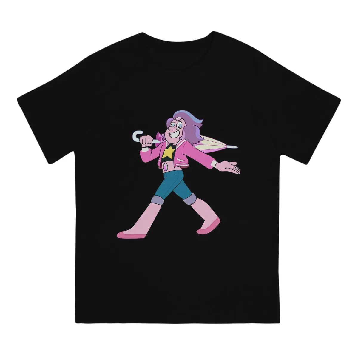 Steven Universe Rainbow T Shirt Homme Men's Tshirt O-Neck