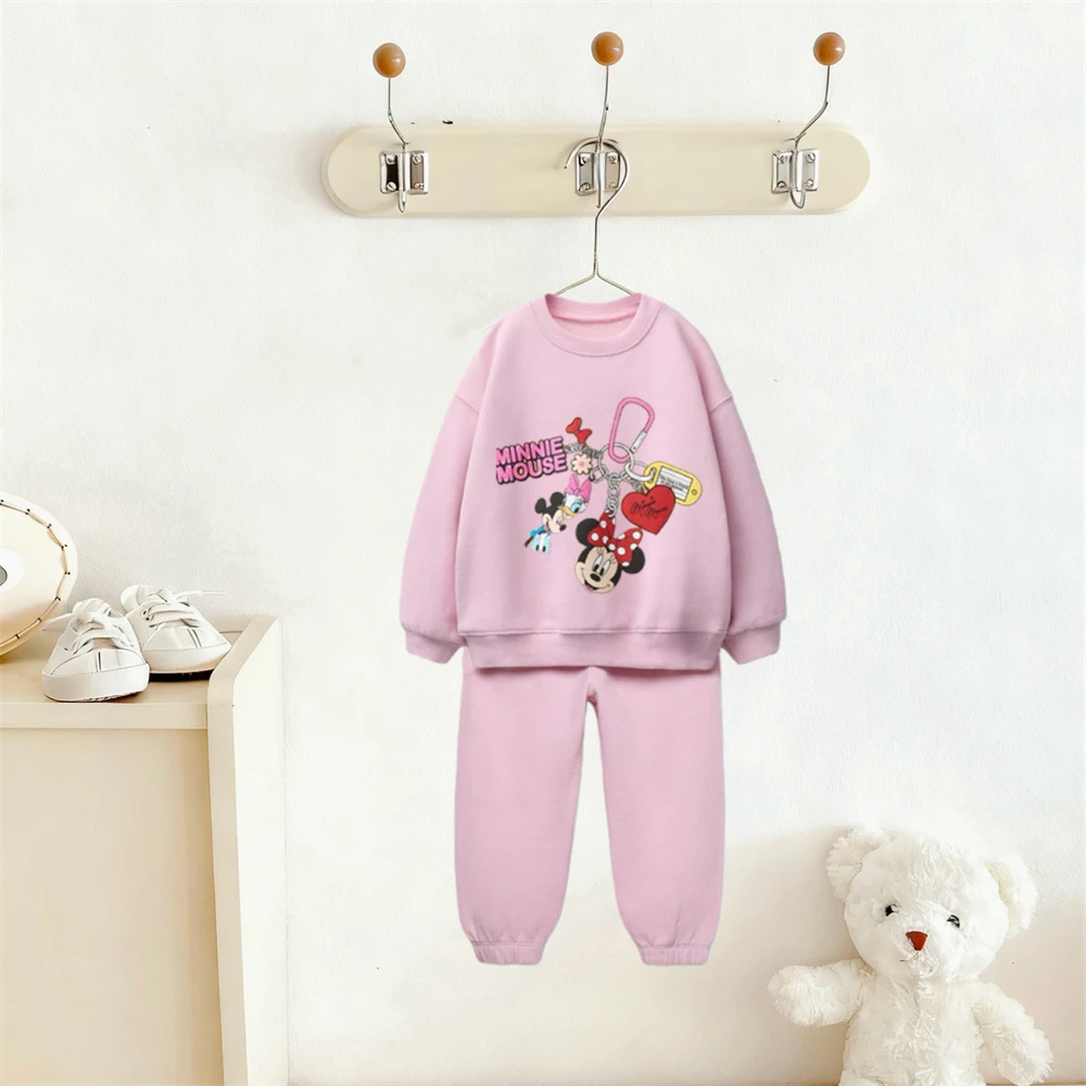 الفتيات ملابس بأكمام طويلة موضة عادية هوديي + السراويل 2 قطعة مجموعة ربيع الخريف زي جديد لطيف بلوزات فضفاضة بنطلون #3