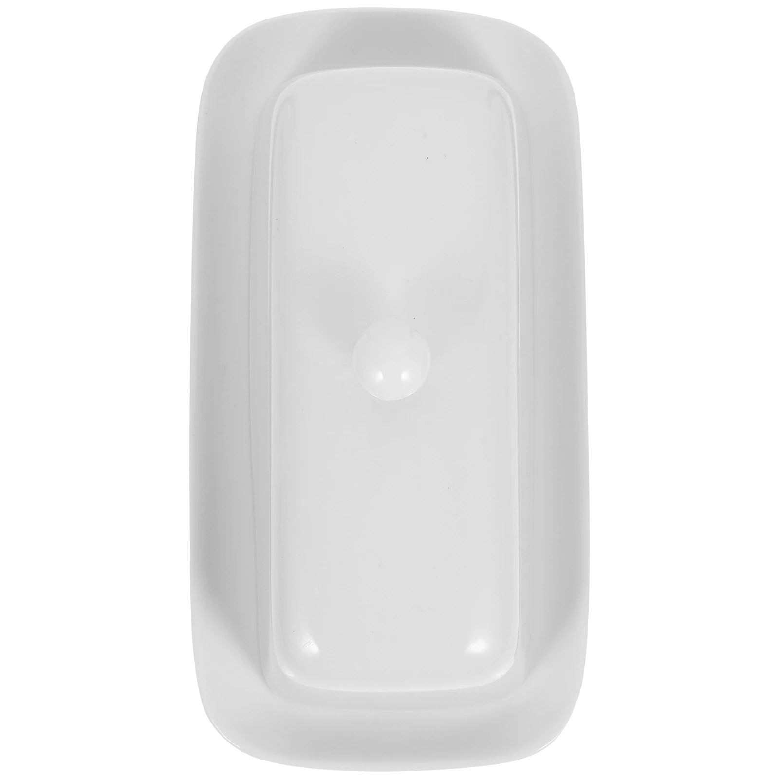 

Butter Dish Ceramic Covered Vintage Embossed Flower Porcelain Butter Keeper Tray Rustic Farmhouse Chic Style 7x5x3 Inches