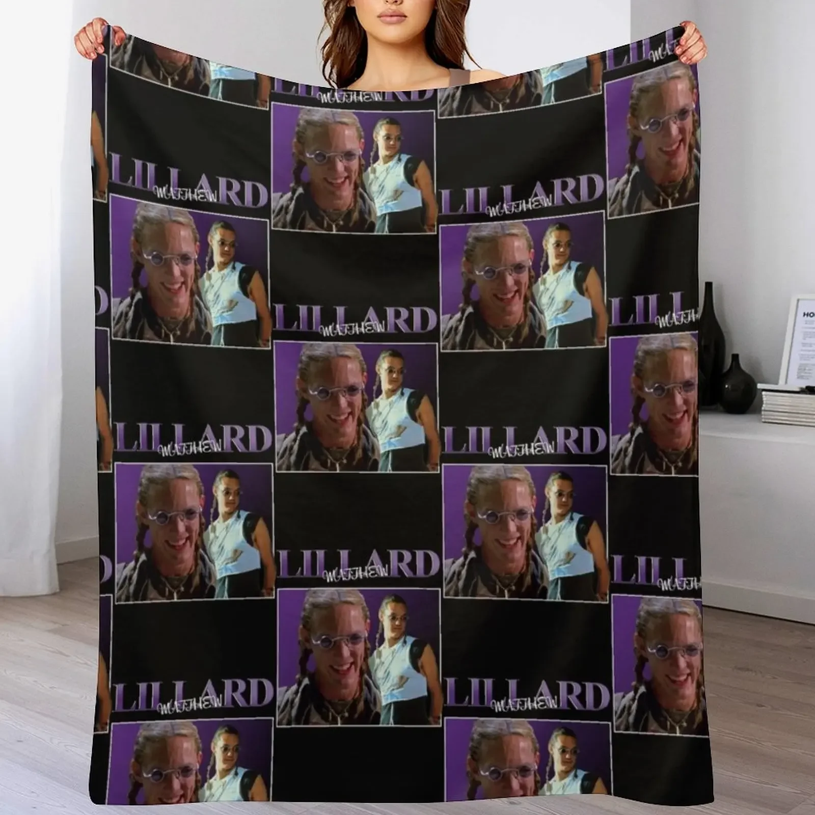 

des années 90 Matthew Lillard Throw Blanket Blankets For Bed Soft Plush Plaid Extra Large Throw Cute Plaid Blankets