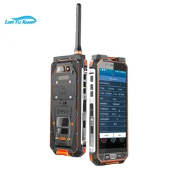 Portable ip68 waterproof rugged bar smartphone gsm uhf rfid /vhf dmr radio walkie talkie phone