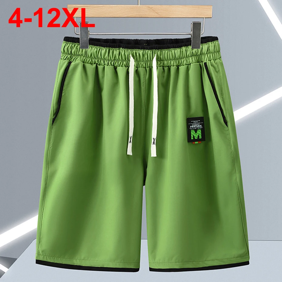 

12XL 11XL Мужские шорты больших размеров Летние повседневные свободные тонкие широкие шорты Мужские шорты большого размера 9XL 10XL