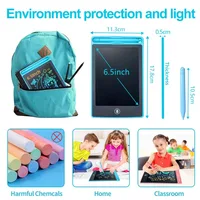 6.5 inch LCD Writing Tablet Drawing Board Kids Graffiti Sketchpad Toys Handwriting Blackboard Magic Blackboard Baby Toy Gifts 6