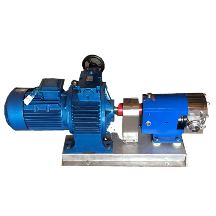 

Lobe Pump High Quality Sanitary Stainless Steel Rotor Lobe Pump for Syrup Shampoo Chocolate High Viscosity Honey and so on