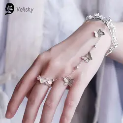 Anime Tian Guan Ci Fu Bracelet Ring Hua Cheng Xie Lian Cosplay Adjustable Butterfly Finger Rings Pendant Accessories Props