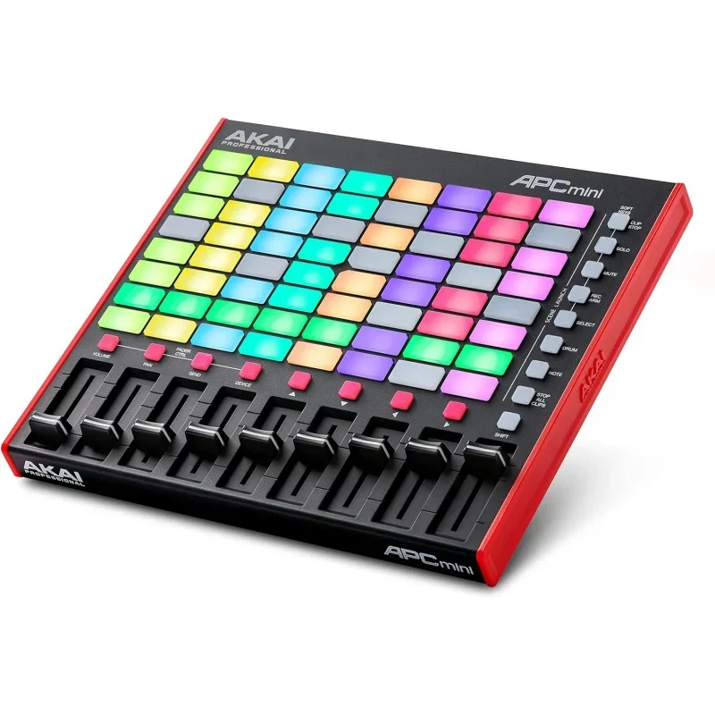 Professional MK2 - USB MIDI Pad Controller Clip Launching with Ableton Live Lite, 64 RGB Pads, Drum and Note Mode a