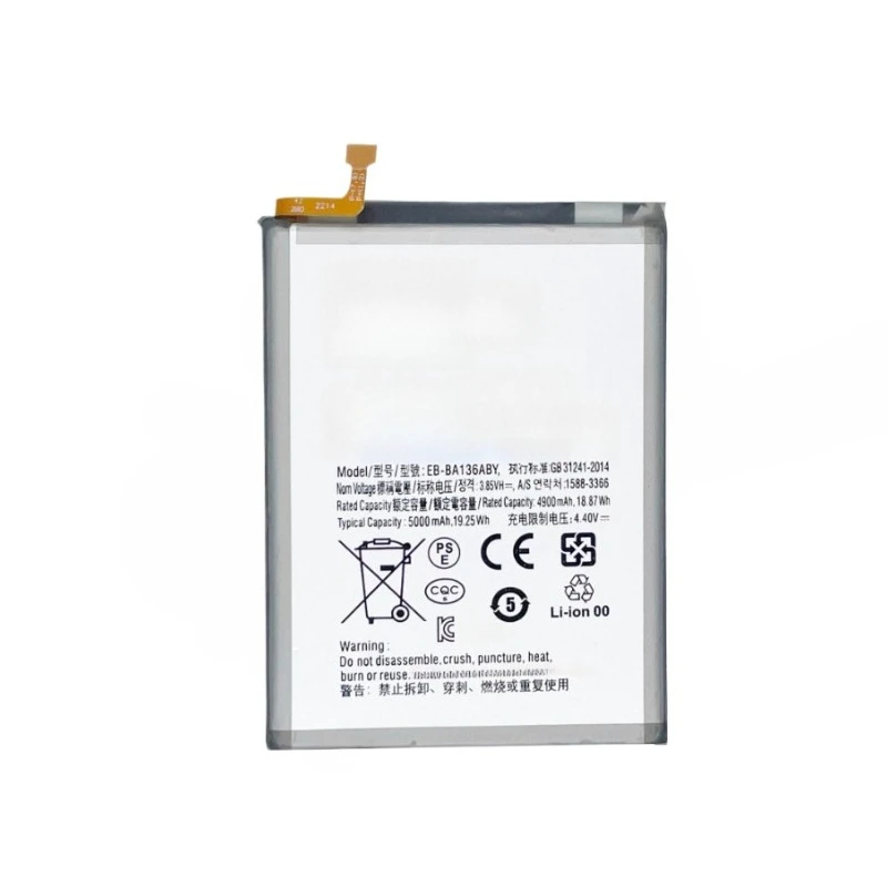 New EB-BA136ABY 3.85V 5000mAh Replacement Mobile Phone Battery for Samsung Galaxy A13 5G Li-Polymer