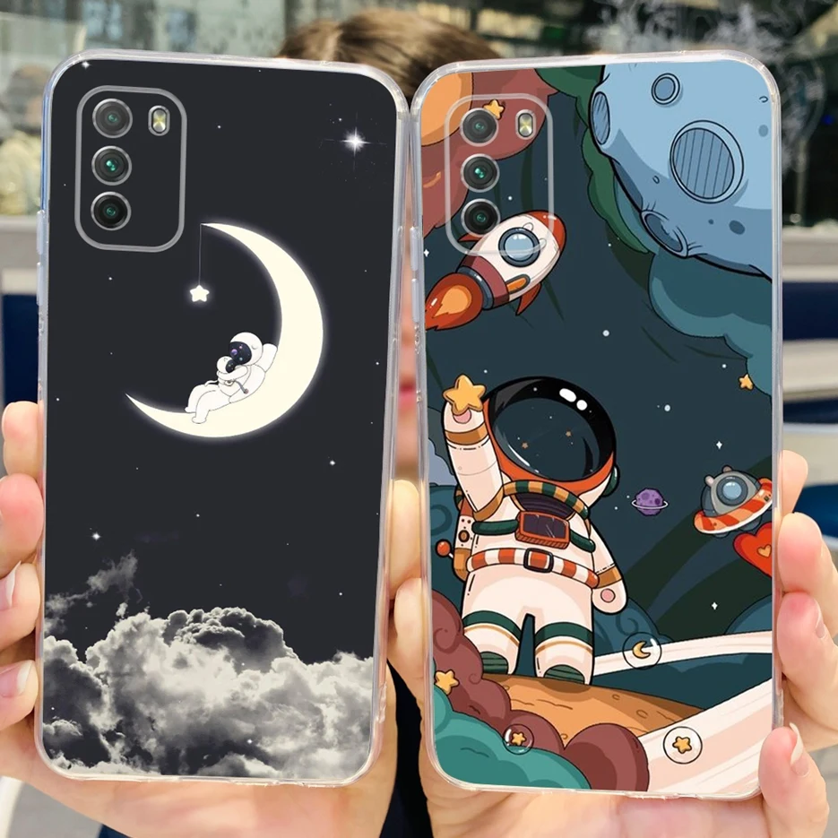 For Xiaomi Poco M3 Case New Fashion Painted Cover Silicone Soft TPU Phone Case For Xiaomi PocoM3 Poco M3 Pro 5G Back Cover Coque
