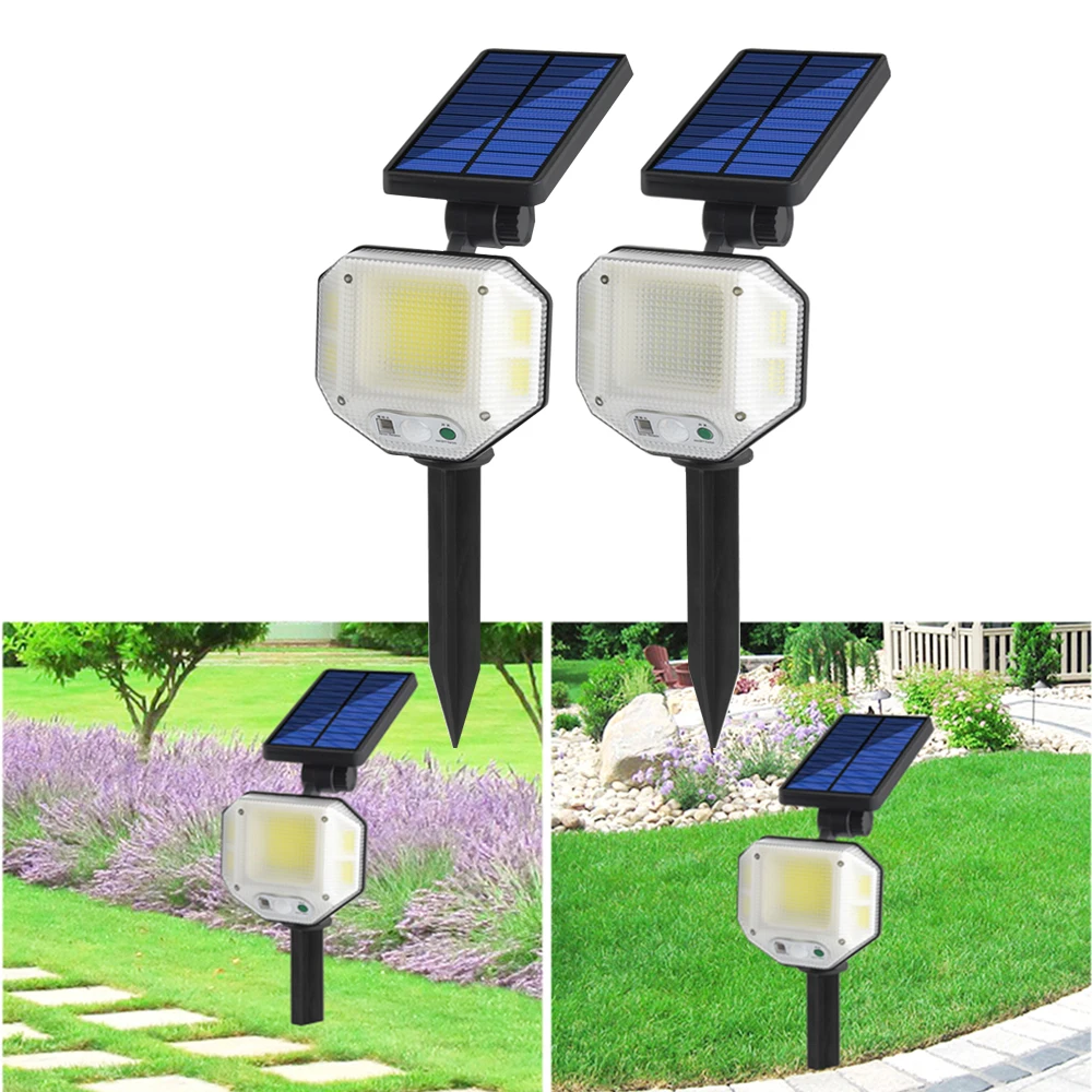 

Adjustable Solar Powered Spotlight 88LED/66COB Solar Lights IP65 Outdoor Lighting Landscape Yard Garden Path Solar Wall Light