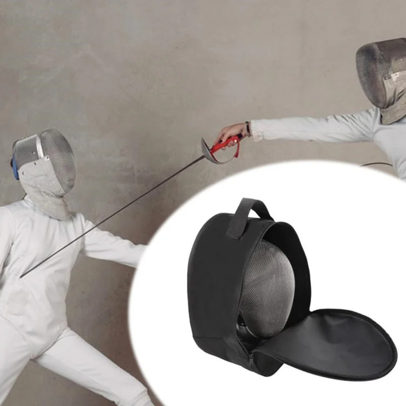 Fencing Mask Carry Protection Case Hight Quality Helmet Protective with Padded Bib for Daily Practice and Competition