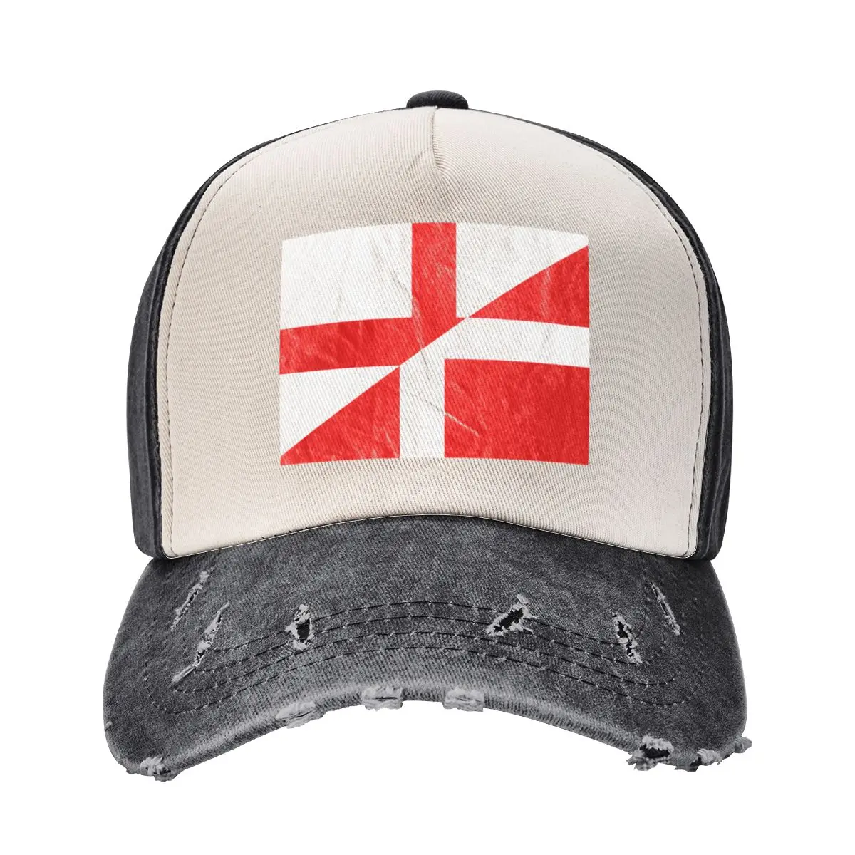 Vintage Flag England Denmark Baseball Cap Sun Hat For Children cute Fashion Beach Designer Man Women's