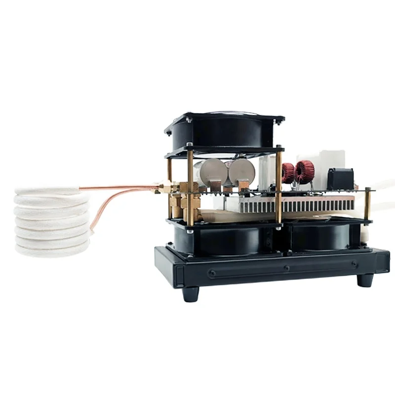2500W Low Power Rapid High Frequency Induction Heating Machine Quenching Smelting Gold/Silver/Copper
