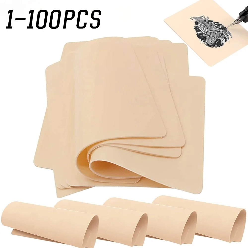 1-100PCS Tattoo Blank Practice Skin Eyebrow Paint Double Side Synthetic Leather Pink Tattoo Beginner Fake Skin Exercise Tool 1-100PCS Tattoo Blank Practice Skin Eyebrow Paint Double Side Synthetic Leather Pink Tattoo Beginner Fake Skin Exercise Tool
