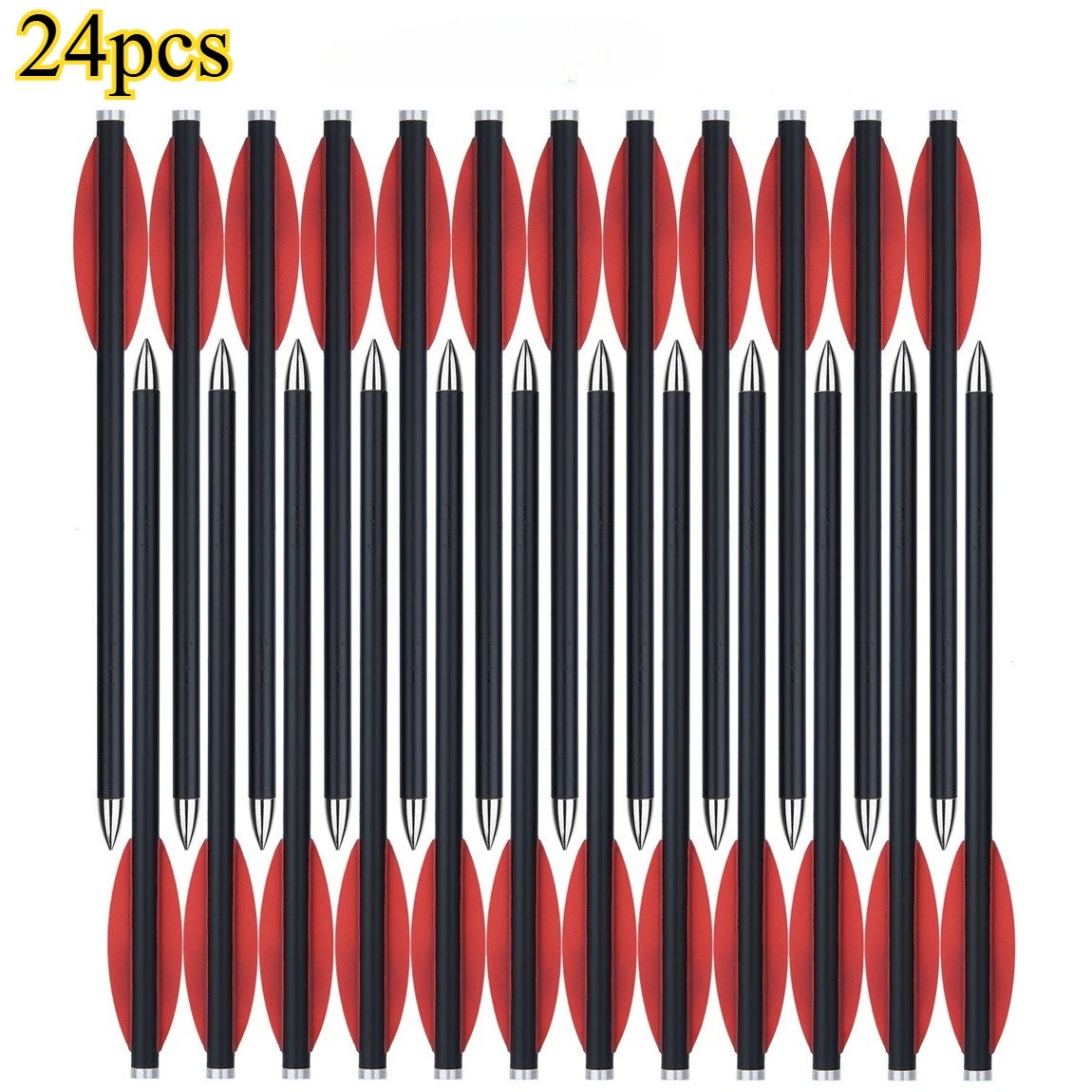 NONE 6/12/24 stücke 6,3 zoll Carbon Pfeil Kurze Darts OD 6mm Mini Bogenschießen Jagd Schrauben für 50-80lbs Armbrust Outdoor Sport Schießen 8