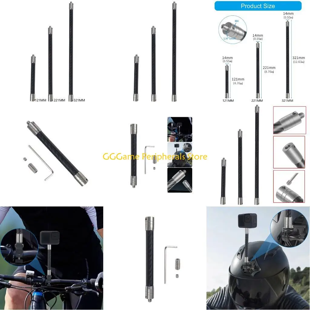 U55B 1/4inch Threaded Rod Universal Action Camera Portable Quick Assembly Arm
