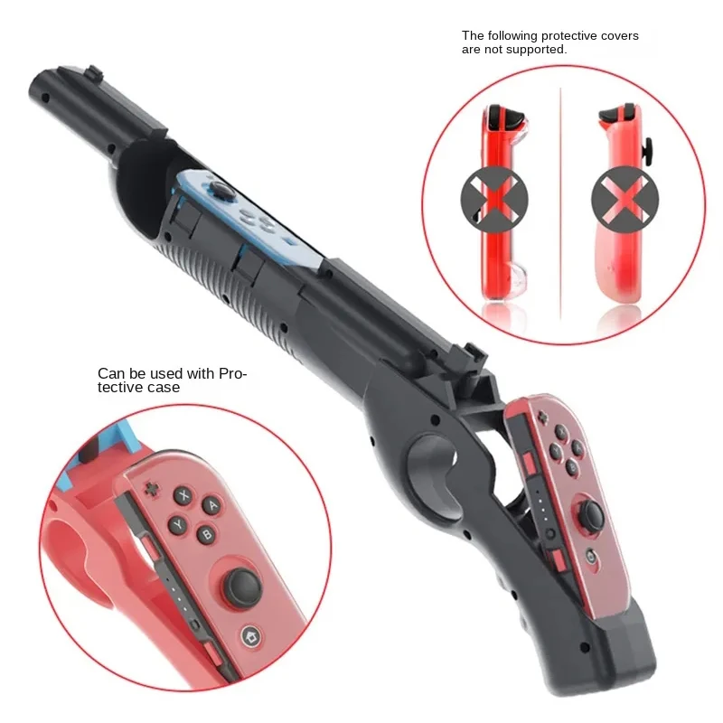 Новый игровой пистолет для стрельбы 2025 года для Nintendo Switch Oled JoyCon, ручной контроллер движения, совместимый с аксессуарами для игровой консоли NS