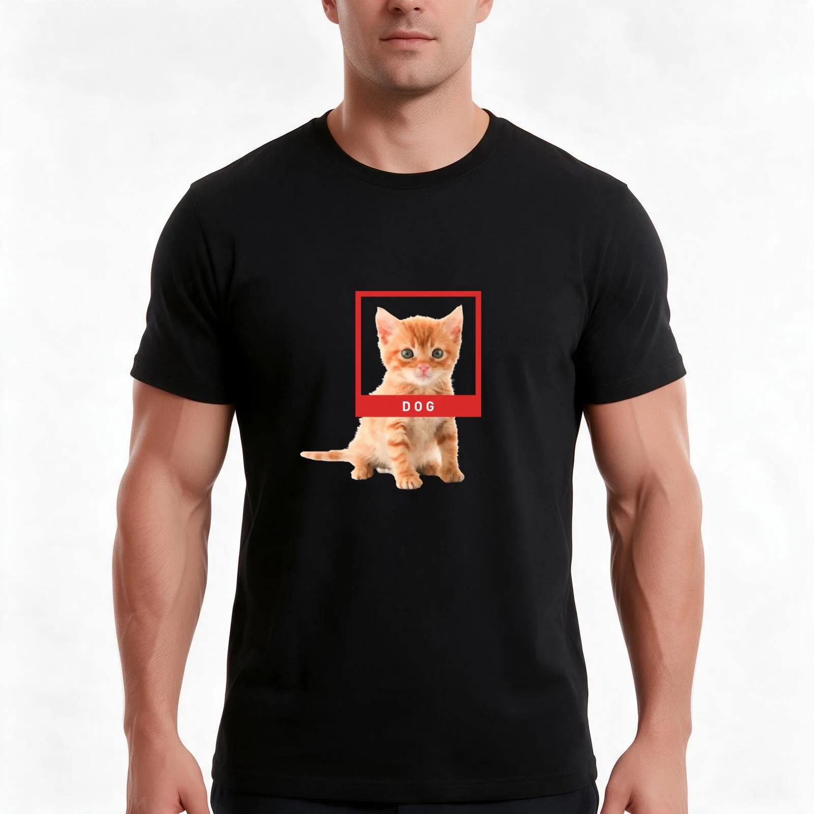 Genius Neural Network Finds Dog T-Shirt Summer Casual Cotton Tee Oversized Streetwear Tops Vintage Graphic Print 100% Cotton