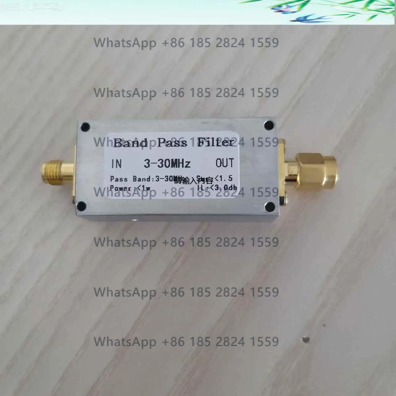 3-30Mhz Bandpass Fi…