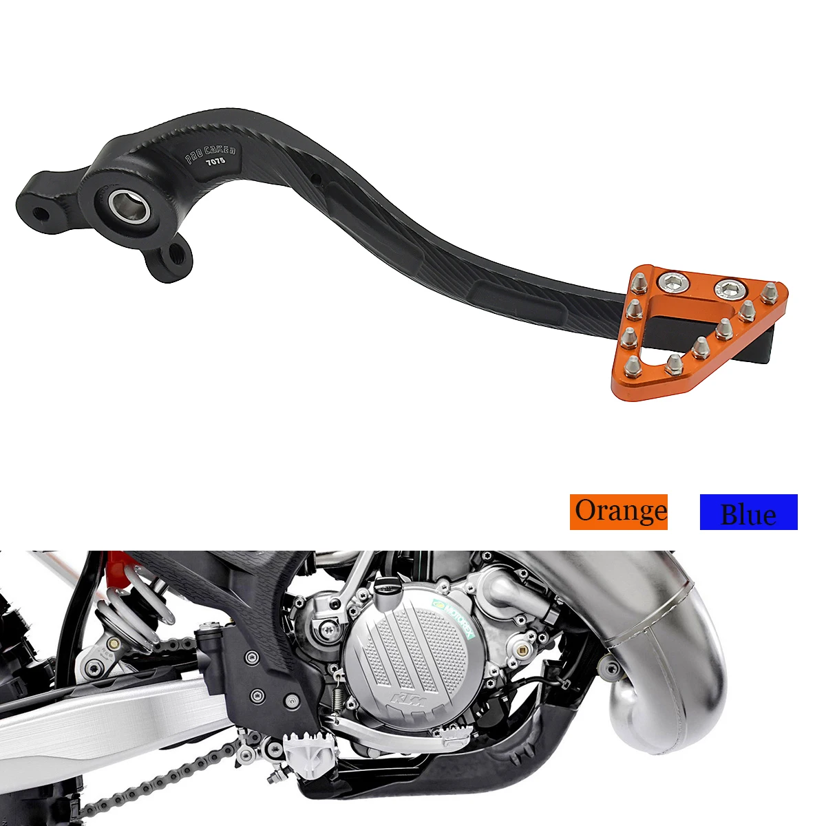 

Motorcycle Accessories Rear Foot Brake Lever Pedal For KTM 125 150 250 300 350 EXC EXCF XC SX XCW Husqvarna TC TE TX FE2017-2021