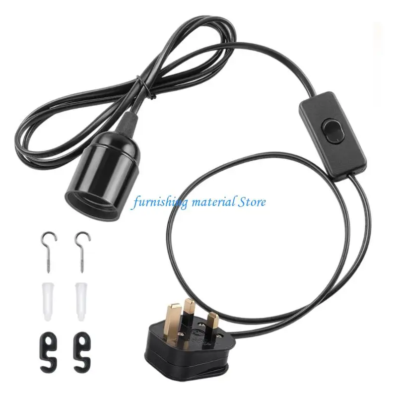 

Y5GD Lighting Fitting Lamp Holder with Switches for Pendant Led Bulbs Fixture