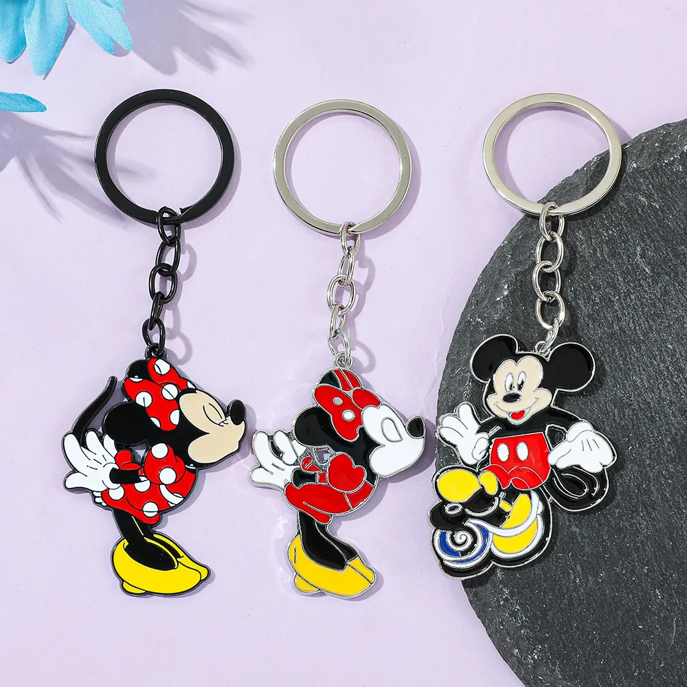 سلاسل مفاتيح ديزني ميكي وميني، وحقائب مفاتيح إبداعية كرتونية، ومعلقات زخرفية، وهدايا الحفلات، وهدايا عيد الميلاد وعيد الميلاد. #2