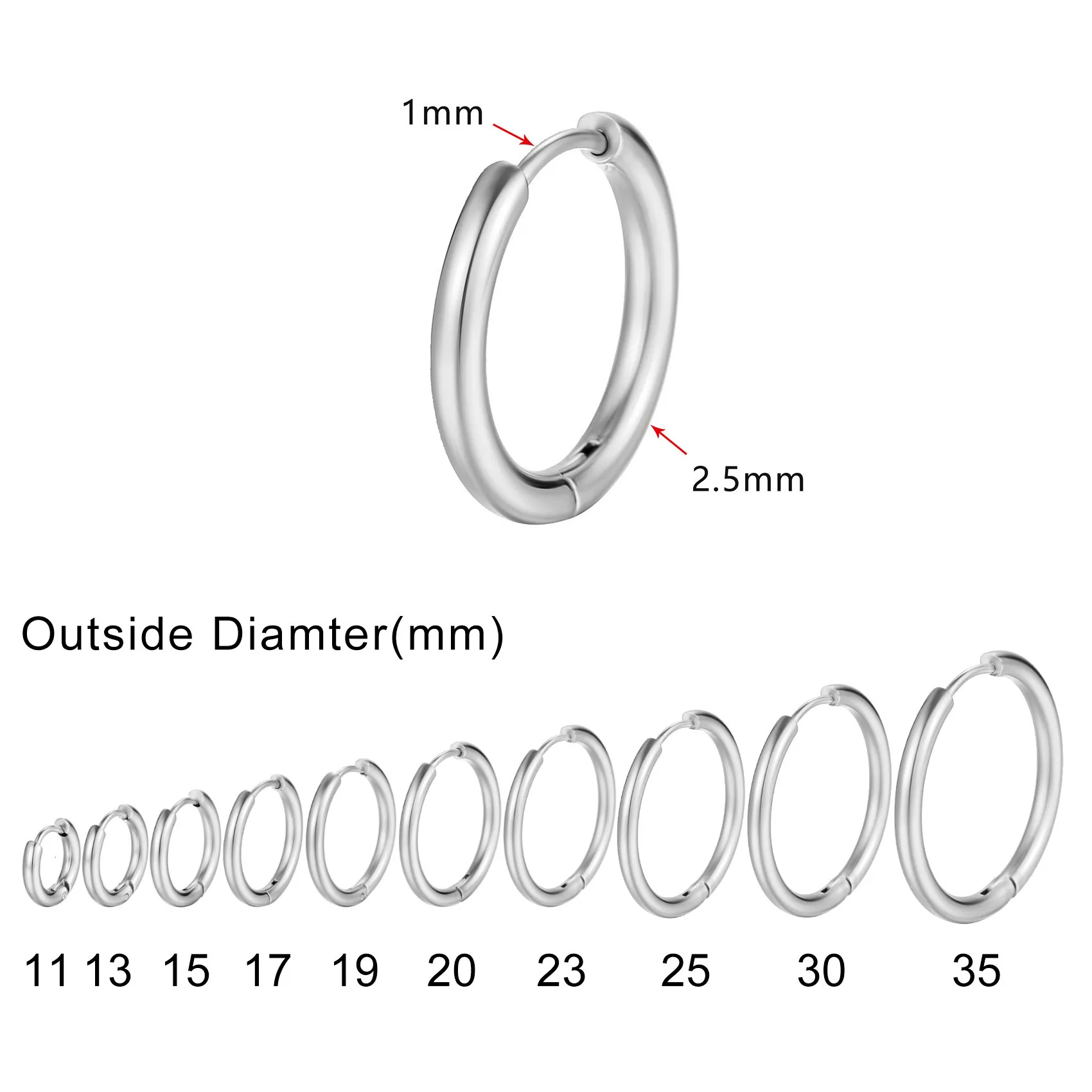 Women's Minimalist Gold Hoop Earrings, Everyday Elegance