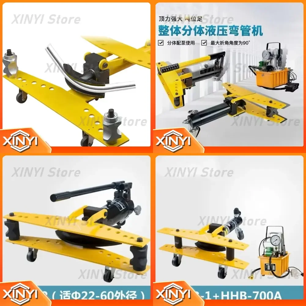 Electric Hydraulic Pipe Bender Tool for DWG 1 inch to 4 inch Water Thick Steel Stainless Steel Tubing Bending Machine