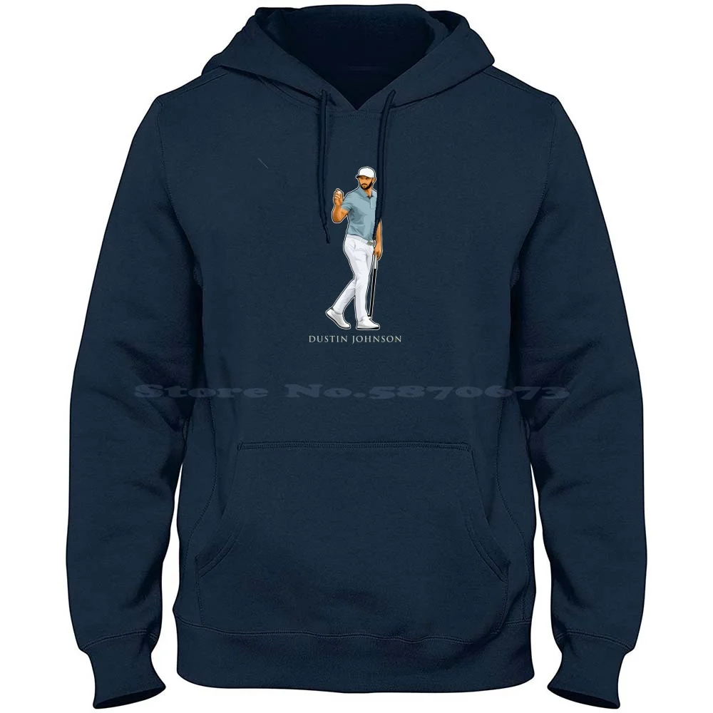 Dustin Johnson Golf Legends 100% Cotton Hoodie T Shirt Dustin Johnson Rory Mcllroy Jack Nicklaus Walter Hagen Masters Golfer