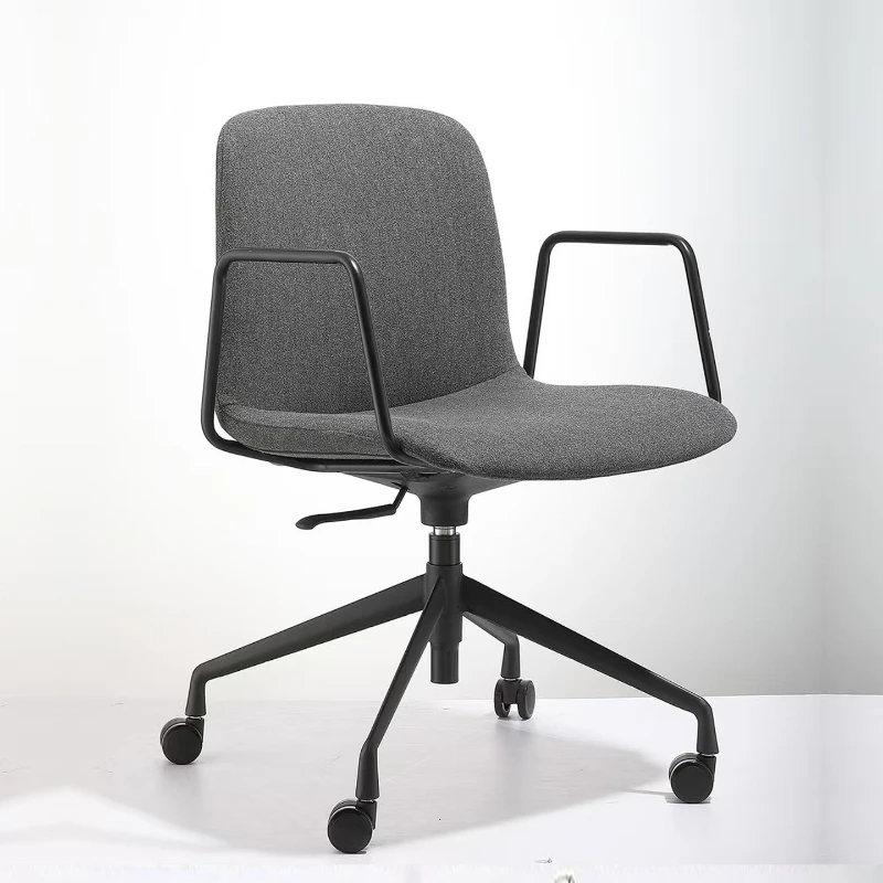 

Simple and modern Nordic small apartment backrest restaurant chair computer chair lifting rotating office chair training
