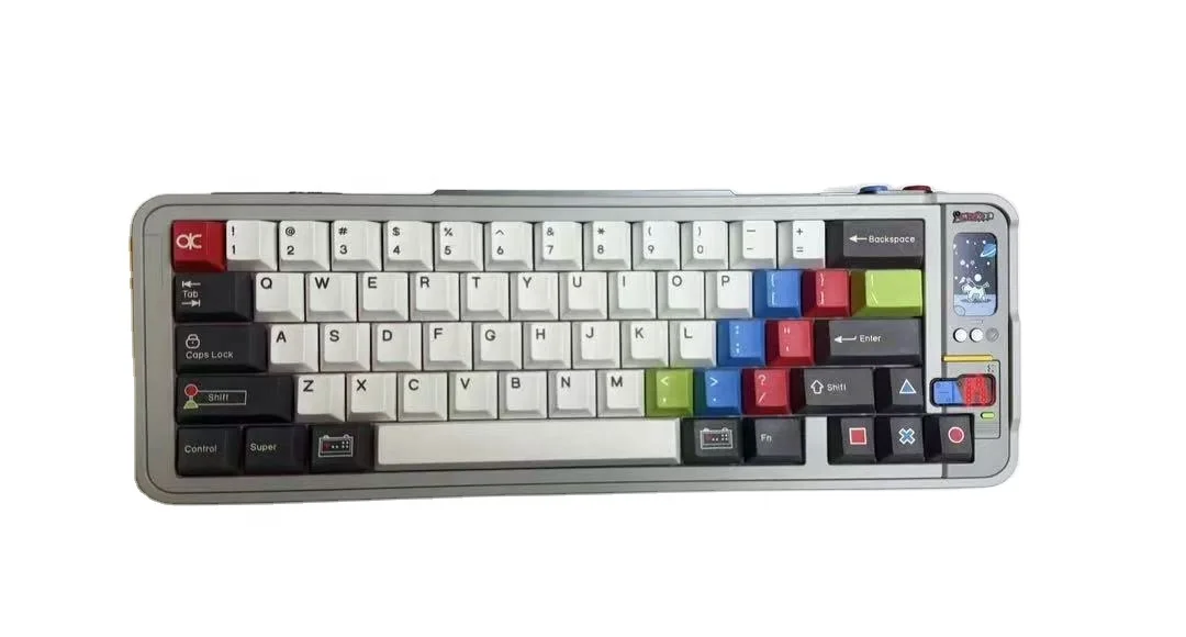 Qwertykeys QK65MK3 Three Mode Mechanical Keyboard 65 Percent Metal Wireless .4G Gaming Keyboard Customizable Desktop