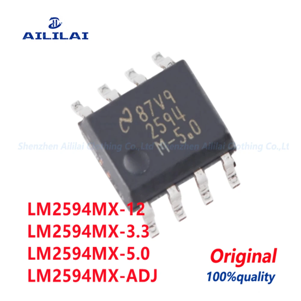 5PCS New Original 2594 M-12/3.3/5.0/ADJ LM2594M LM2594MX-12/3.3/5.0/ADJ  SOP8