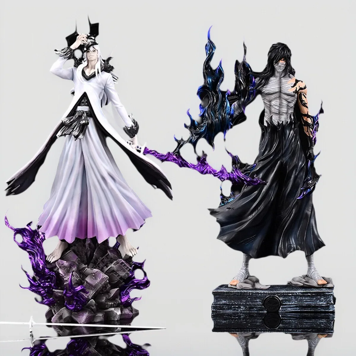 

33cm Anime Bleach Action Figures Kurosaki Ichigo Ulquiorra Cifer 1:1 Figurine Collection Desktop Model Doll Toys Christmas Gifts
