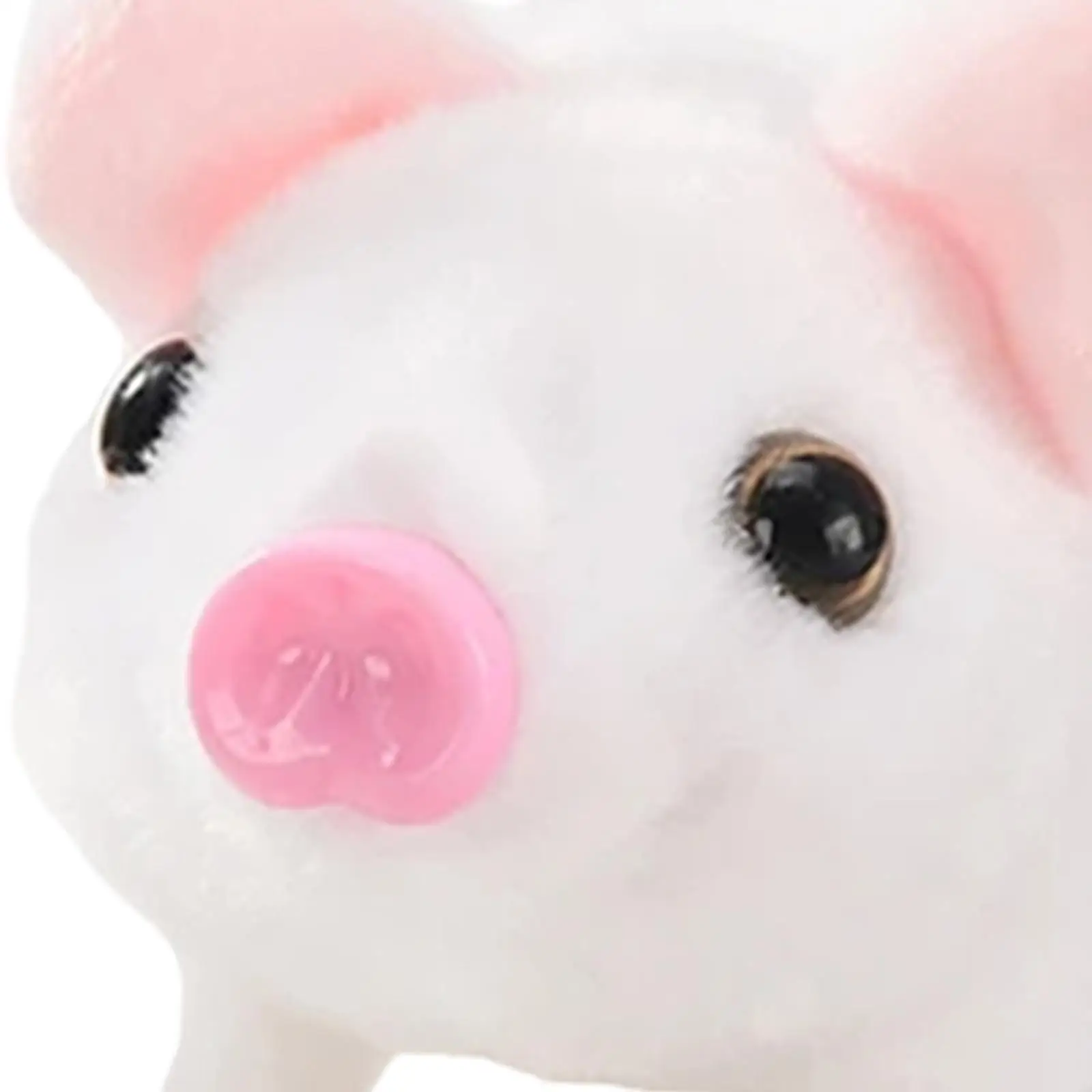 Plush Pig Electronic Toy Animated Soft Realistic Cute Piggy Moving Mouth Can Walk Make Sound for Children Kids Birthday Gift