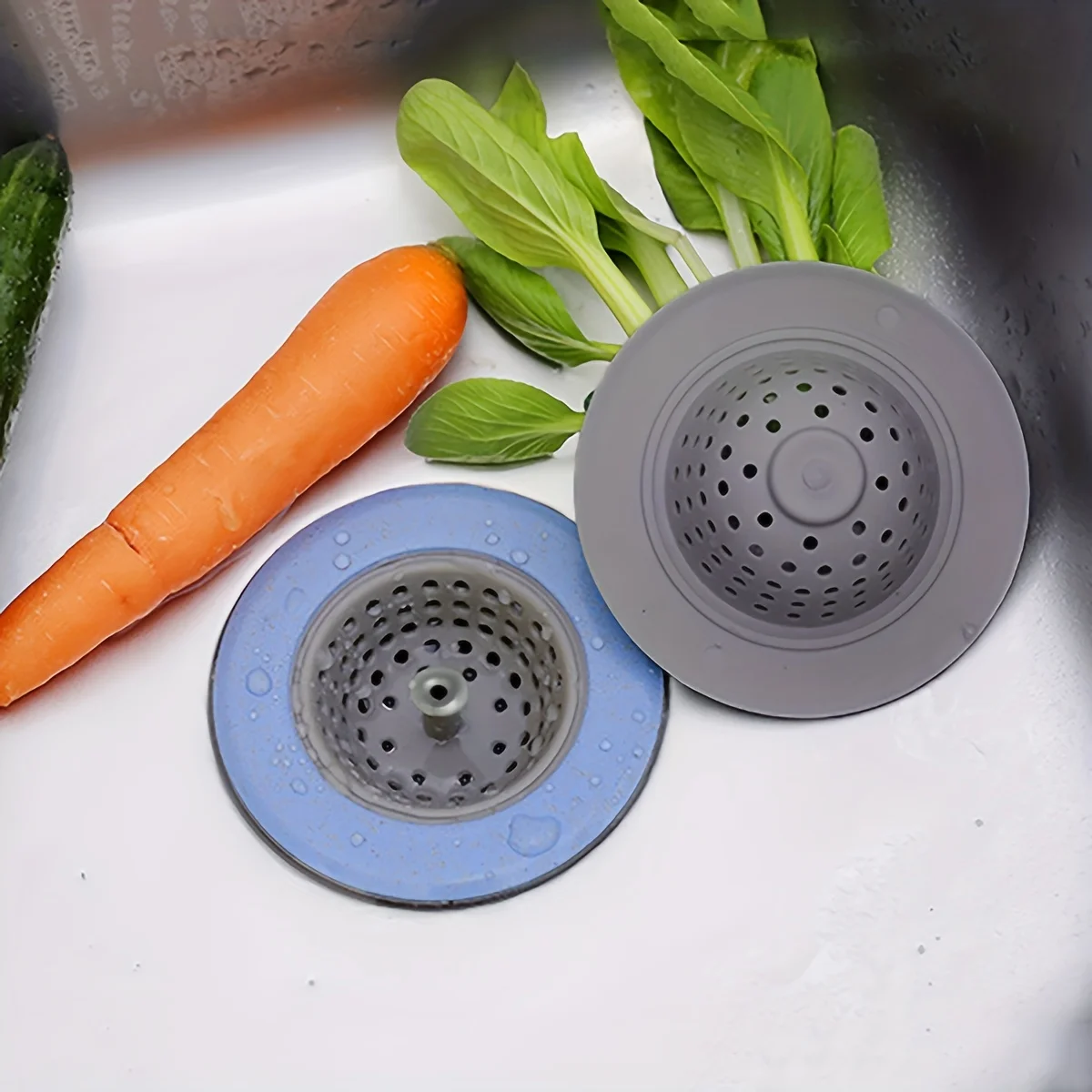 مصفاة تصريف لحوض المطبخ ، ماسك طعام لمعظم مصارف الحوض ، إكسسوارات المطبخ ، 1 ، 3 ، 5 #5