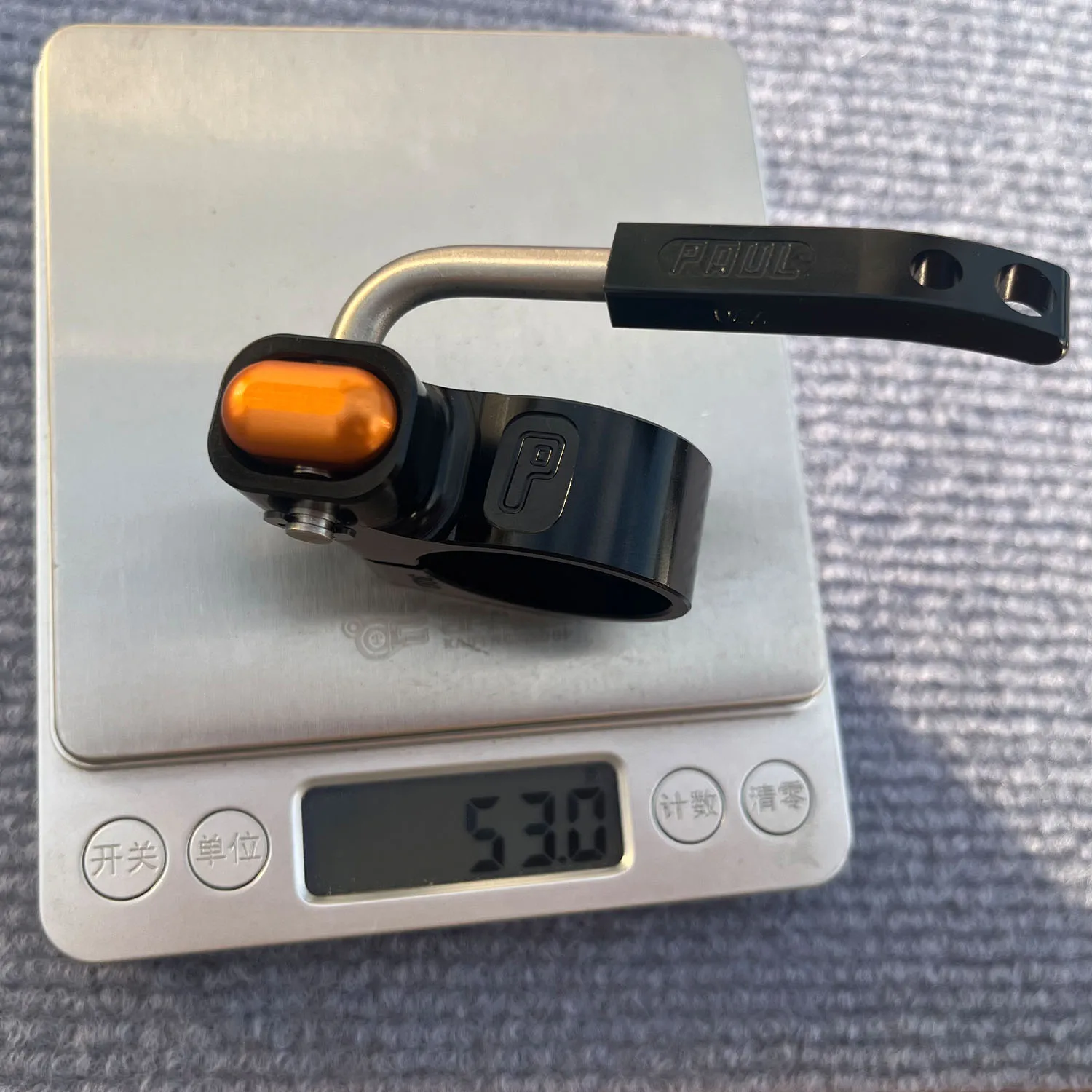 PAUL مقعد آخر طوق الإفراج السريع أنبوب المشبك، مقعد عمود المشبك، قفل قوي للغاية 30 مم سبائك الألومنيوم CNC #4