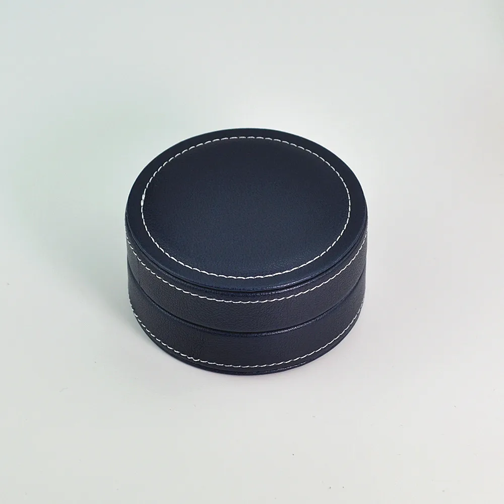 High end handmade leather hifi headset bag Bluetooth headset protective case Portable bag Headset cable leather bag