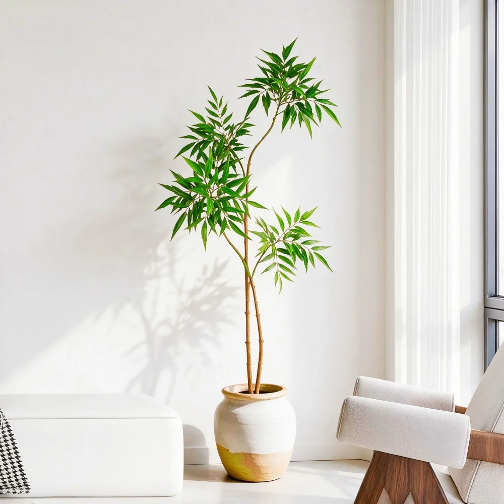 ต้นไม้ประดิษฐ์ขนาดใหญ่ ความสูง - Ficus Lyrata Tree บทวิจารณ์และราคา