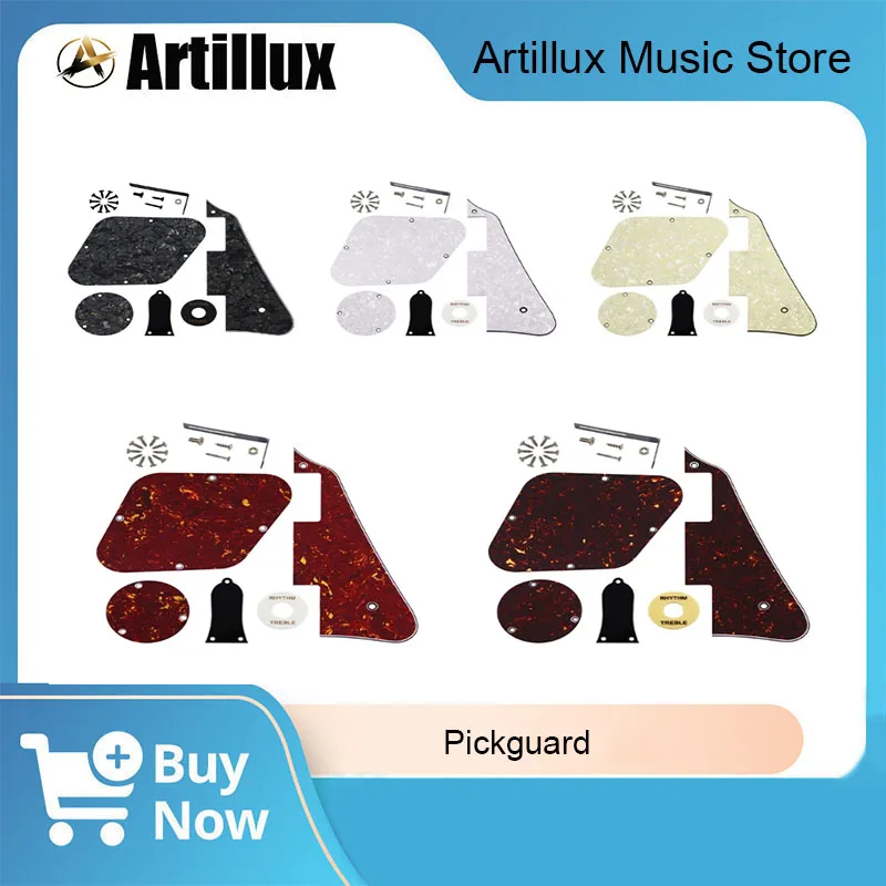 1 Set of LP Guitar Pickguard Brand New Cover Scratch Plate with Mounting Screw Easy to Install Enduring for Guitar Accessories