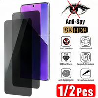 1/2Pcs Privacy Glass for Redmi Note 12 11 10 9 8 Pro Plus 5G 11S 10S 9S 7 Anti-spy Protective Glass for Redmi 10 9 9A 9C 10C