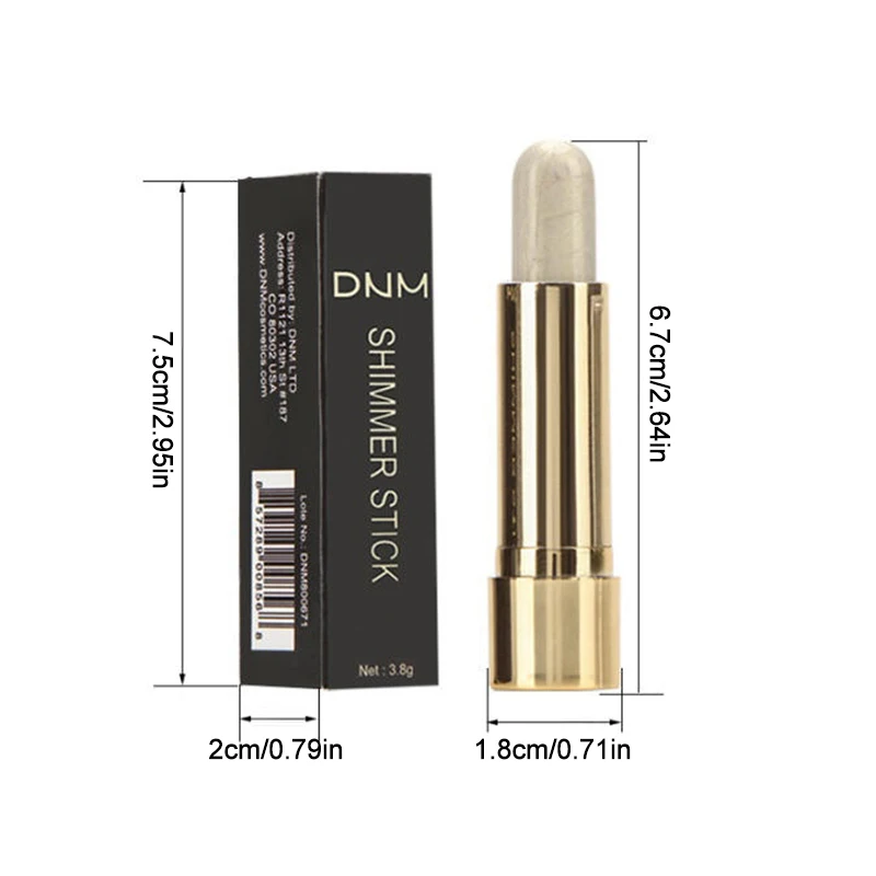 3D Gesicht Erhellen Highlighter Stick Bronzer Schimmer Concealer Creme Kontur Wasserdicht Langlebig Make-Up-Tool Für Frauen